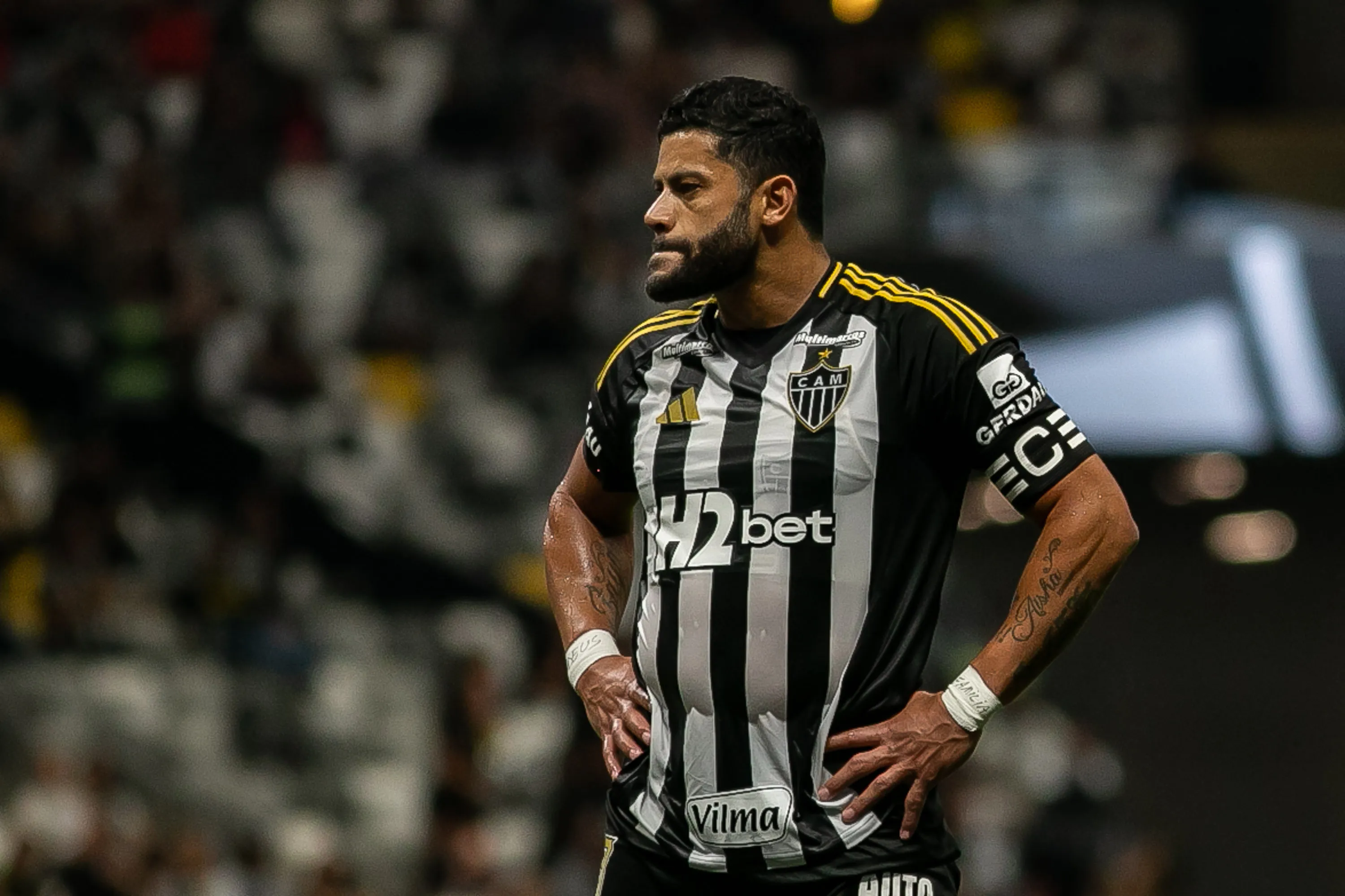 MG – BELO HORIZONTE – 21/05/2025 – COPA DO BRASIL 2025, ATLETICO-MG X MARINGA – Hulk jogador do Atletico-MG durante partida contra o Maringa no estadio Arena MRV pelo campeonato Copa Do Brasil 2025. Foto: Fernando Moreno/AGIF