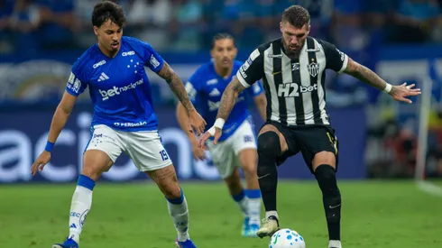 Lyanco jogador do Atletico-MG durante partida contra o Cruzeiro no estadio Mineirao pelo campeonato Brasileiro A 2026. Foto: Fernando Moreno/AGIF