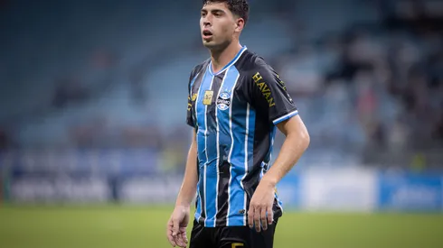 Nardoni, volante do Grêmio.Foto: Maxi Franzoi/AGIF