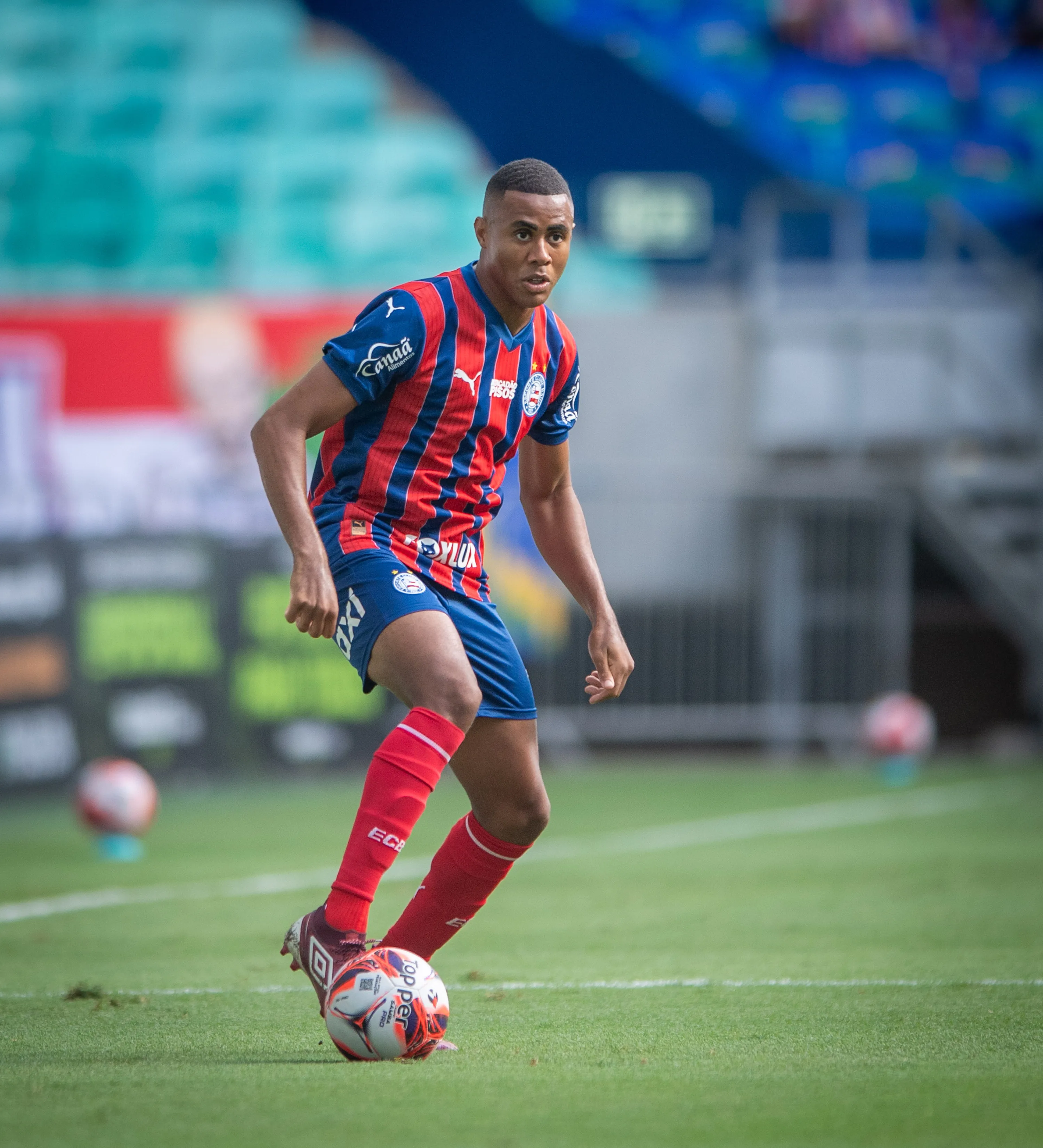 Erick durante partida contra o Jacuipense no Campeonato Baiano de 2026. Foto: Jhony Pinho/AGIF