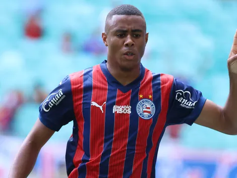 Erick comemora empate do Bahia contra o São Paulo