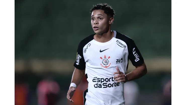 Dieguinho jogador do Corinthians durante partida contra o Portuguesa Paulista no estadio Caninde pelo campeonato Paulista 2026. Foto: Marcello Zambrana/AGIF