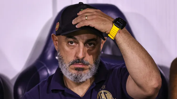 Rafael Guanaes técnico do Mirassol durante partida contra o Palmeiras no estádio Arena Barueri pelo campeonato Paulista 2026. Foto: Fabio Giannelli/AGIF