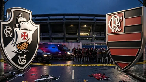 Clássico no Maracanã é marcado por tensão entre as torcidas. Foto: Gerada com auxilio de IA por Antenados no Futebol