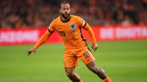 Memphis Depay em ação pela Holanda. Foto: Dean Mouhtaropoulos/Getty Images