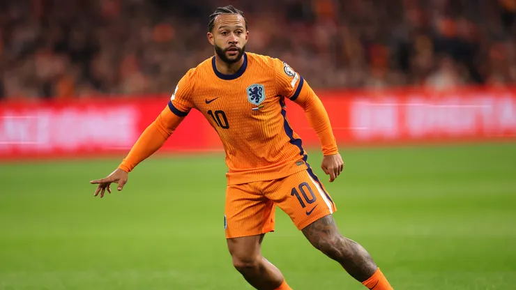 Memphis Depay em ação pela Holanda. Foto: Dean Mouhtaropoulos/Getty Images