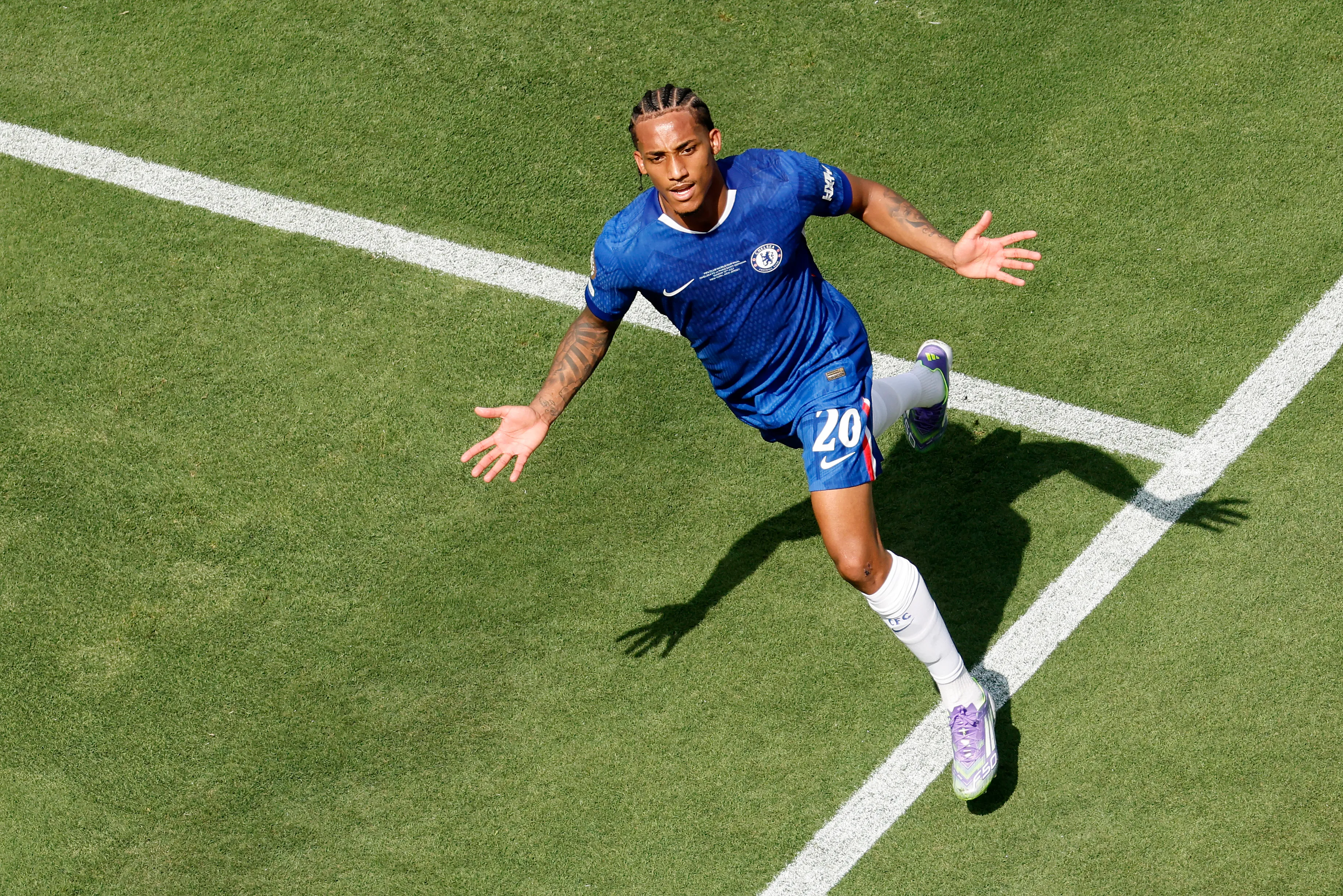 João Pedro fez um belo gol pelo Chelsea – Foto: Michael Reaves/Getty Images.