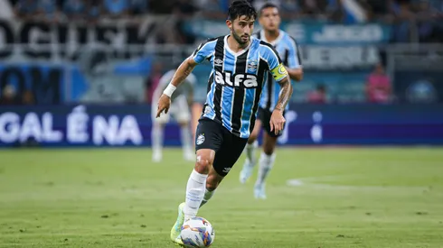 Villasanti, jogador do Grêmio. Foto: Maxi Franzoi/AGIF