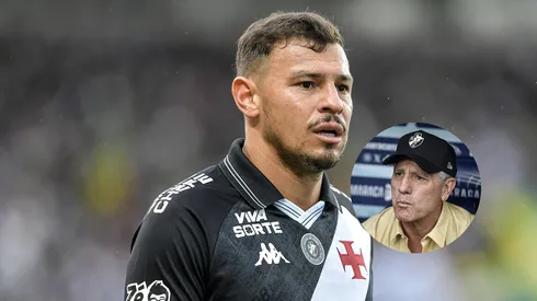 Hugo Moura jogador do Vasco durante partida contra o Atlético-MG/ Renato Gaúcho técnico do Vasco durante partida contra o Flamengo (Imagem: Thiago Ribeiro/AGIF)