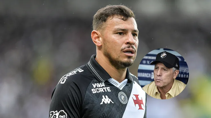 Hugo Moura jogador do Vasco durante partida contra o Atlético-MG/ Renato Gaúcho técnico do Vasco durante partida contra o Flamengo (Imagem: Thiago Ribeiro/AGIF)
