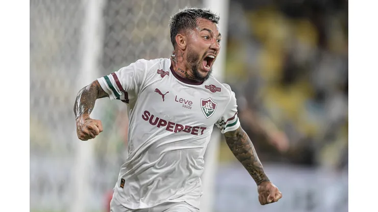 RJ - RIO DE JANEIRO - 18/03/2026 - BRASILEIRO A 2026, VASCO X FLUMINENSE - Lucho Acosta jogador do Fluminense durante partida contra o Vasco no estadio Maracana pelo campeonato Brasileiro A 2026. Foto: Thiago Ribeiro/AGIF