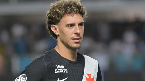SP – SANTOS – 26/02/2026 – BRASILEIRO A 2026, SANTOS X VASCO – Nuno Moreira jogador do Vasco durante partida contra o Santos no estadio Vila Belmiro pelo campeonato Brasileiro A 2026. Foto: Jota Erre/AGIF