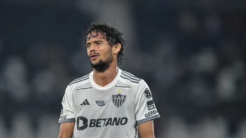 Gustavo Scarpa jogador do Atletico-MG durante partida contra o Botafogo no estadio Engenhao pelo campeonato Brasileiro A 2024.