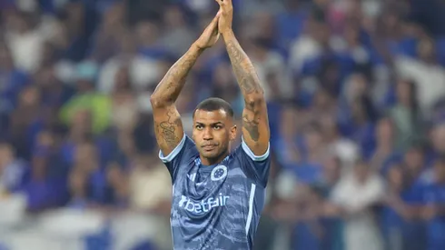 Walace jogador do Cruzeiro durante partida contra o Sao Paulo no estadio Mineirao pelo campeonato Brasileiro A 2024. Foto: Gilson Lobo/AGIF