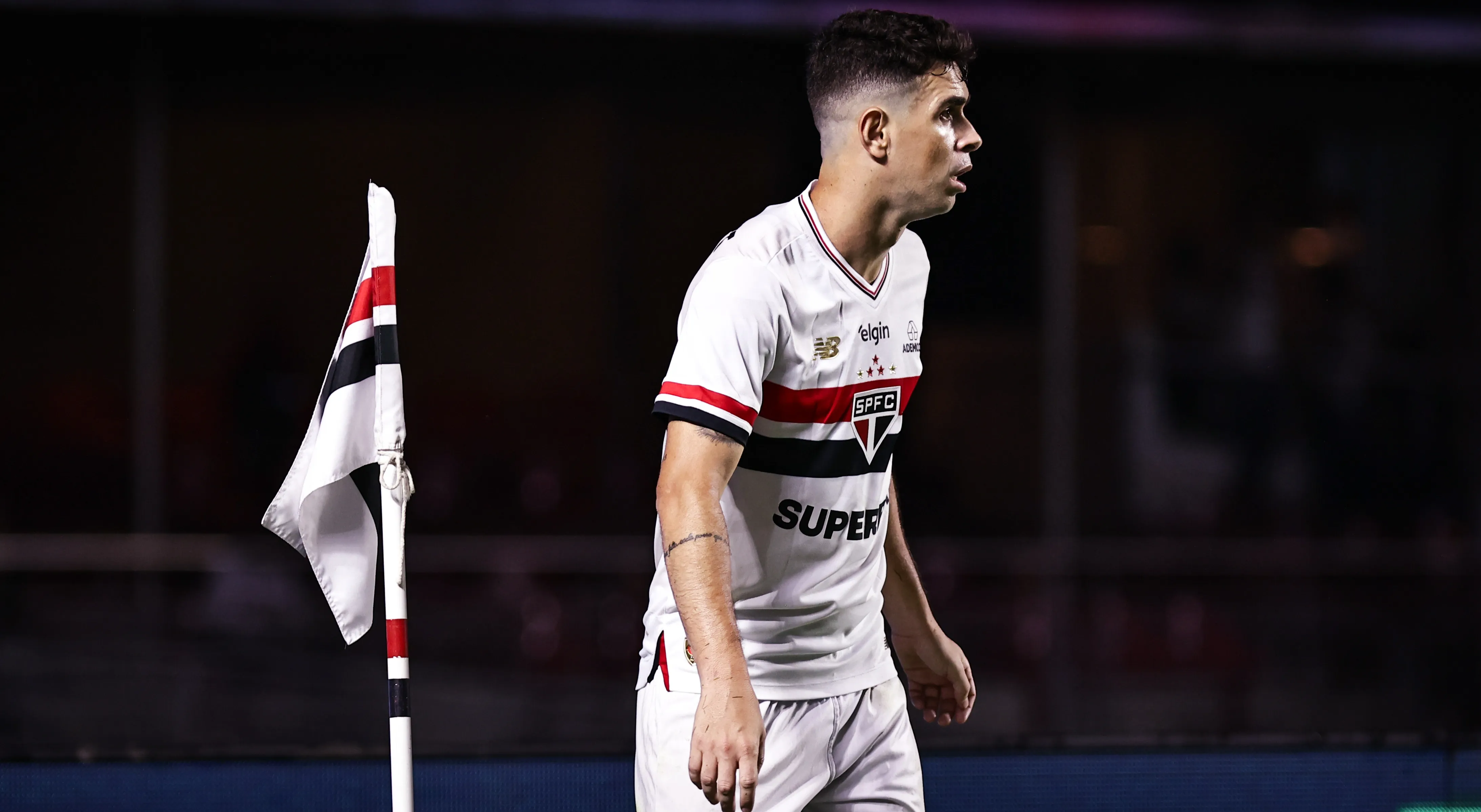 SP – SAO PAULO – 17/05/2025 – BRASILEIRO A 2025, SAO PAULO X GREMIO – Oscar jogador do Sao Paulo durante partida contra o Gremio no estadio Morumbi pelo campeonato Brasileiro A 2025. Foto: Fabio Giannelli/AGIF