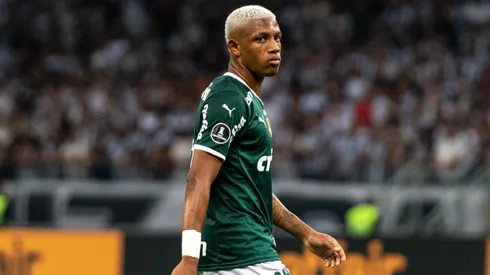 Danilo jogador do Palmeiras durante partida contra o Atletico-MG no estadio Mineirao pelo campeonato Copa Libertadores 2022.