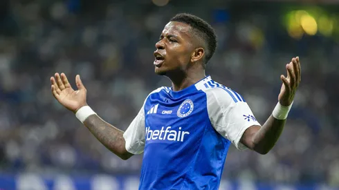 Keny Arroyo jogador do Cruzeiro durante partida contra o Fortaleza no estadio Mineirao pelo campeonato Brasileiro A 2025.