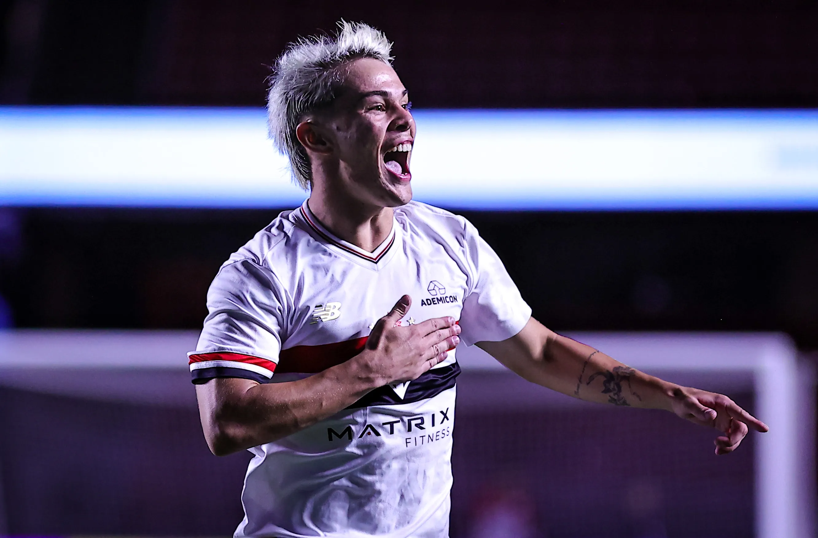 Igor Felisberto comemorando gol na Copinha – Foto: Fabio Giannelli/AGIF
