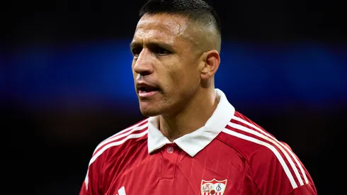 MADRID, SPAIN – DECEMBER 20: Alexis Sánchez of Sevilla FC looks on during the LaLiga EA Sports match between Real Madrid CF and Sevilla FC at Estadio Santiago Bernabeu on December 20, 2025 in Madrid, Spain. (Photo by Angel Martinez/Getty Images)