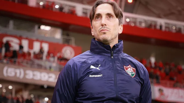 Zubeldía, técnico do Fluminense . Foto: Maxi Franzoi/AGIF