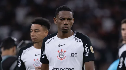 SP – SAO PAULO – 30/04/2026 – COPA LIBERTADORES 2026, CORINTHIANS X PENAROL – Andre jogador do Corinthians durante partida contra o Penarol no estadio Arena Corinthians pelo campeonato Copa Libertadores 2026. Foto: Ettore Chiereguini/AGIF