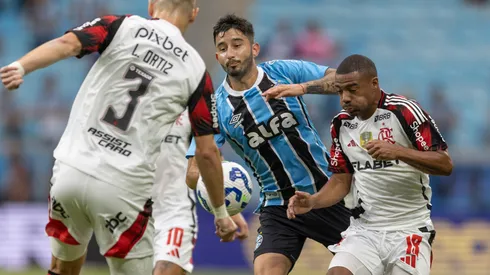 Grêmio x Flamengo pelo Brasileirão 2025. Foto: Liamara Polli/AGIF
