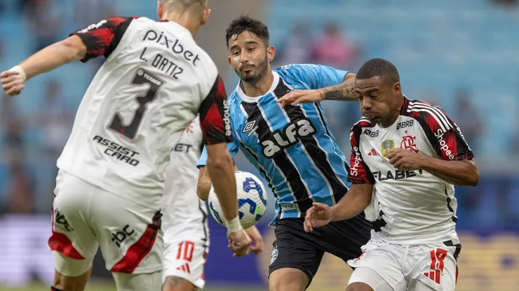 Grêmio x Flamengo pelo Brasileirão 2025. Foto: Liamara Polli/AGIF