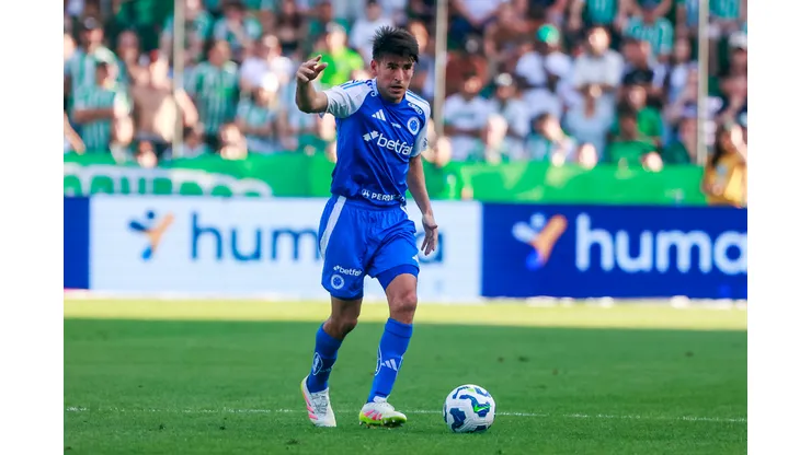 RS - CAXIAS DO SUL - 20/11/2025 - BRASILEIRO A 2025, JUVENTUDE X CRUZEIRO - Lucas Villalba jogador do Cruzeiro durante partida contra o Juventude no estadio Alfredo Jaconi pelo campeonato Brasileiro A 2025. Foto: Luiz Erbes/AGIF