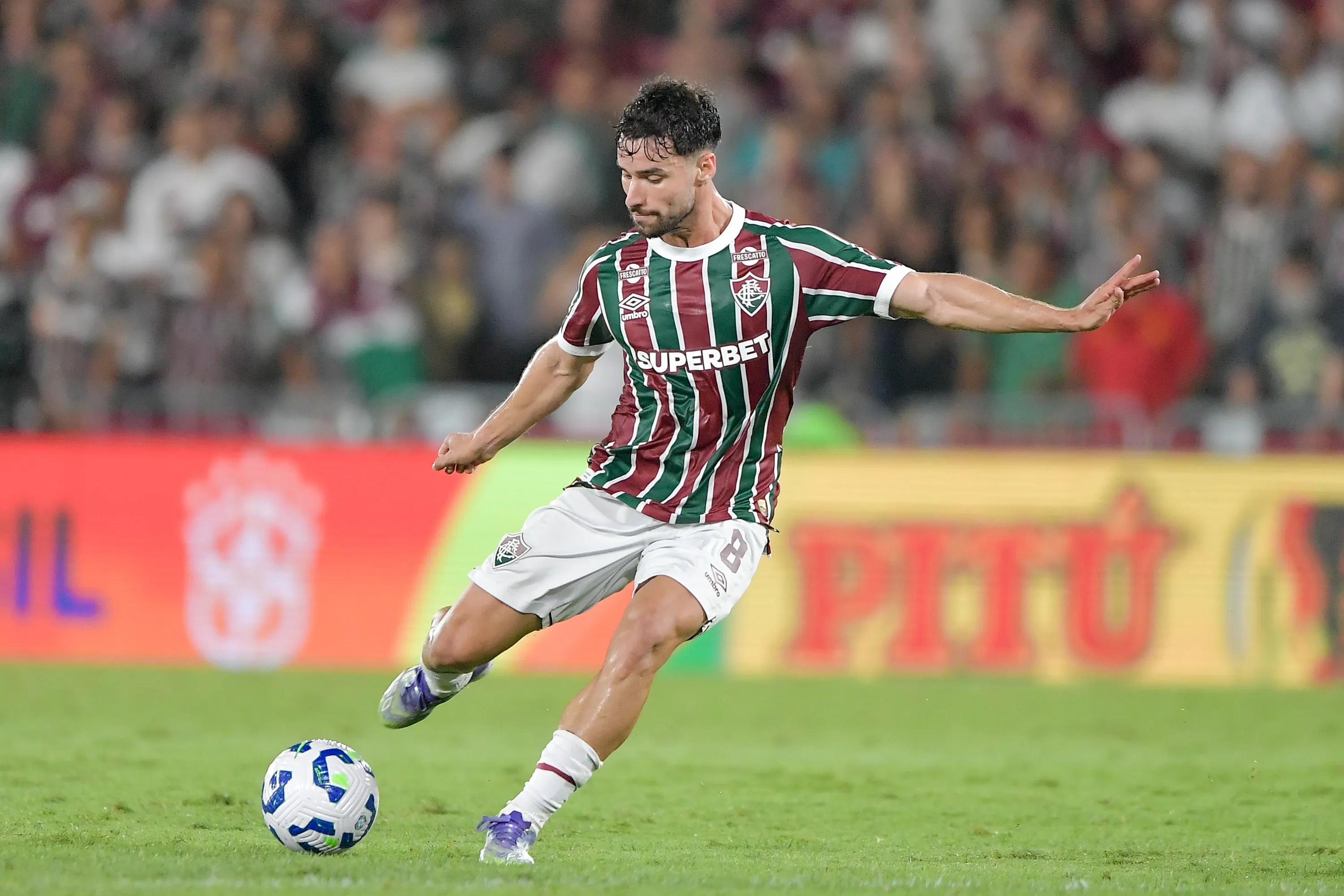 Martinelli jogador do Fluminense durante partida contra o Bahia no estadio Maracana pelo campeonato Copa Do Brasil 2025. Foto: Thiago Ribeiro/AGIF