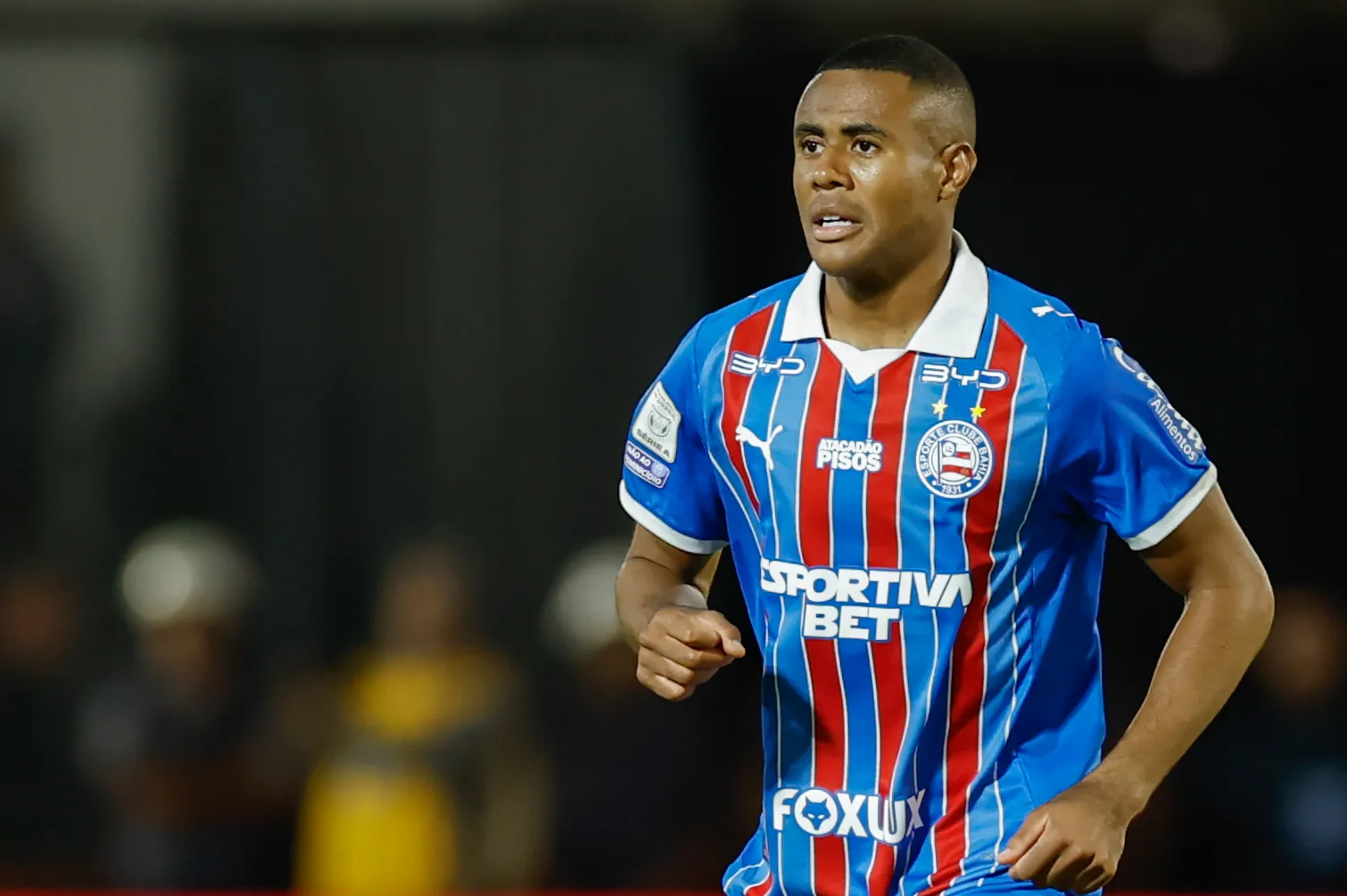 SP – BRAGANCA PAULISTA – 03/05/2026 – BRASILEIRO A 2026, SAO PAULO X BAHIA – Erick jogador do Bahia durante partida contra o Sao Paulo no estadio Cicero De Souza Marques pelo campeonato Brasileiro A 2026. Foto: Marcello Zambrana/AGIF