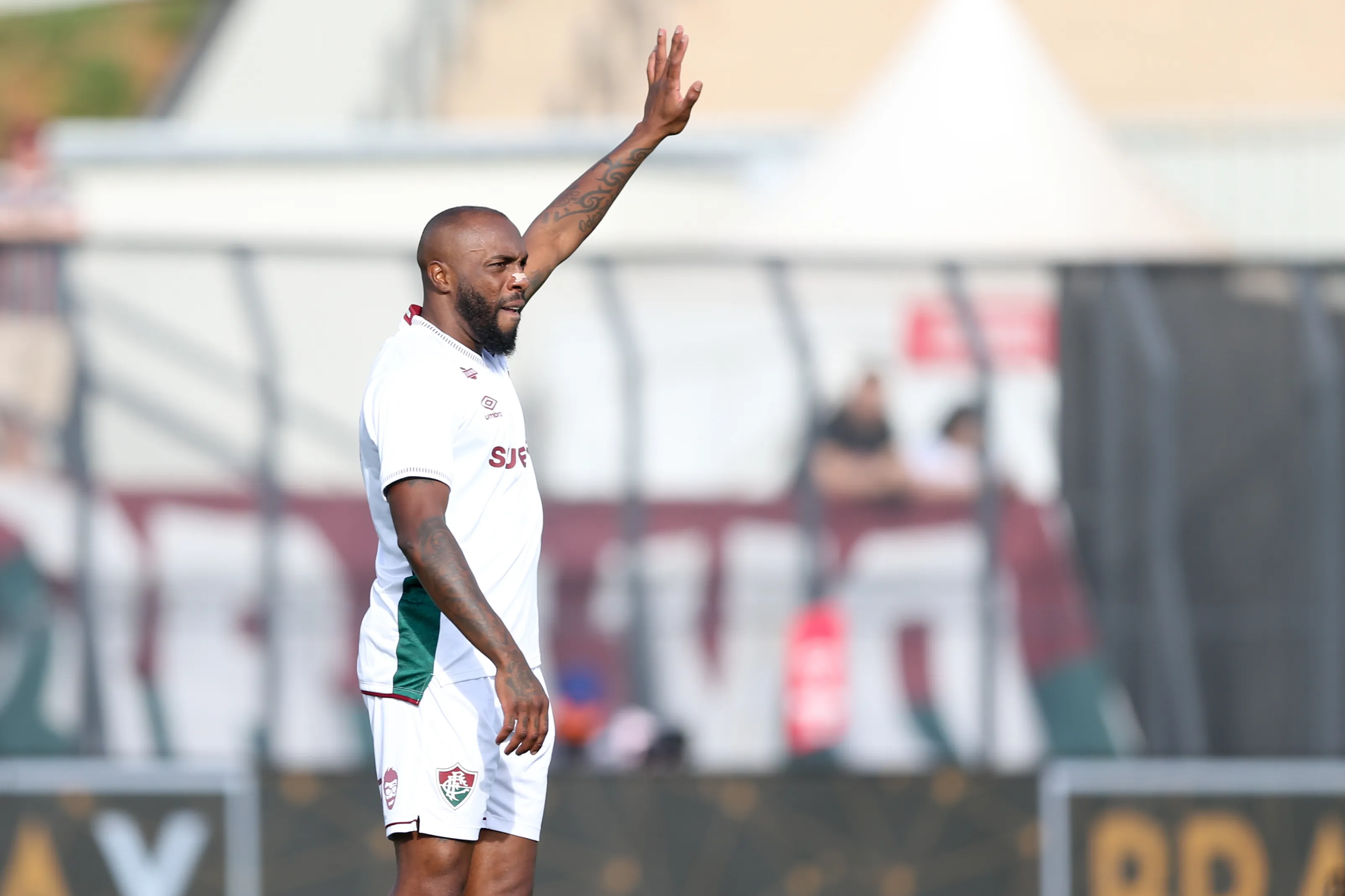 SP – BRAGANCA PAULISTA – 23/08/2025 – BRASILEIRO A 2025, BRAGANTINO X FLUMINENSE – Manoel jogador do Fluminense durante a partida contra o Bragantino no estadio Cicero De Souza Marques em Braganca Paulista (SP), pelo campeonato Brasileiro A 2025. Foto: Marlon Costa/AGIF