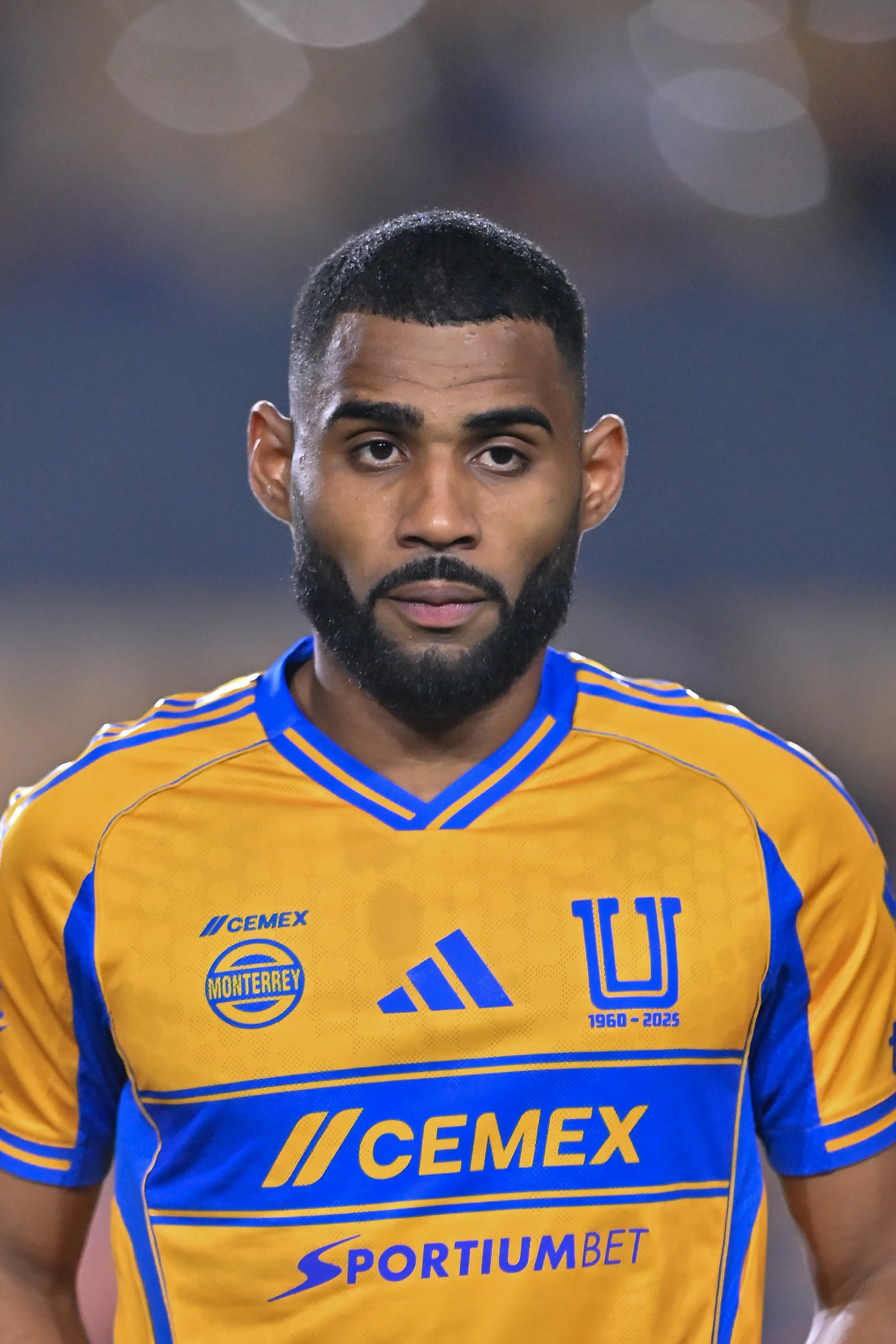 MONTERREY, MEXICO – FEBRUARY 06: Joaquim Pereira of Tigres poses prior the 5th round match between Tigres UANL and Santos Laguna as part of the Torneo Clausura 2026 Liga MX at Universitario Stadium on February 06, 2026 in Monterrey, Mexico. (Photo by Azael Rodriguez/Getty Images)