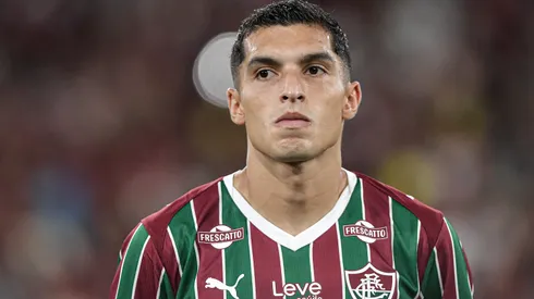 RJ - RIO DE JANEIRO - 12/04/2026 - BRASILEIRO A 2026, FLUMINENSE X FLAMENGO - Serna jogador do Fluminense durante partida contra o Flamengo no estadio Maracana pelo campeonato Brasileiro A 2026. Foto: Thiago Ribeiro/AGIF