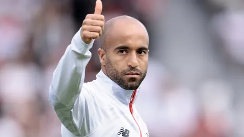 Lucas Moura jogador do São Paulo durante aquecimento antes da partida contra o Bahia no estádio Cícero De Souza Marques pelo campeonato Brasileiro A 2026. Foto: Marcello Zambrana/AGIF