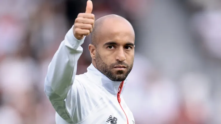 Lucas Moura jogador do São Paulo durante aquecimento antes da partida contra o Bahia no estádio Cícero De Souza Marques pelo campeonato Brasileiro A 2026. Foto: Marcello Zambrana/AGIF