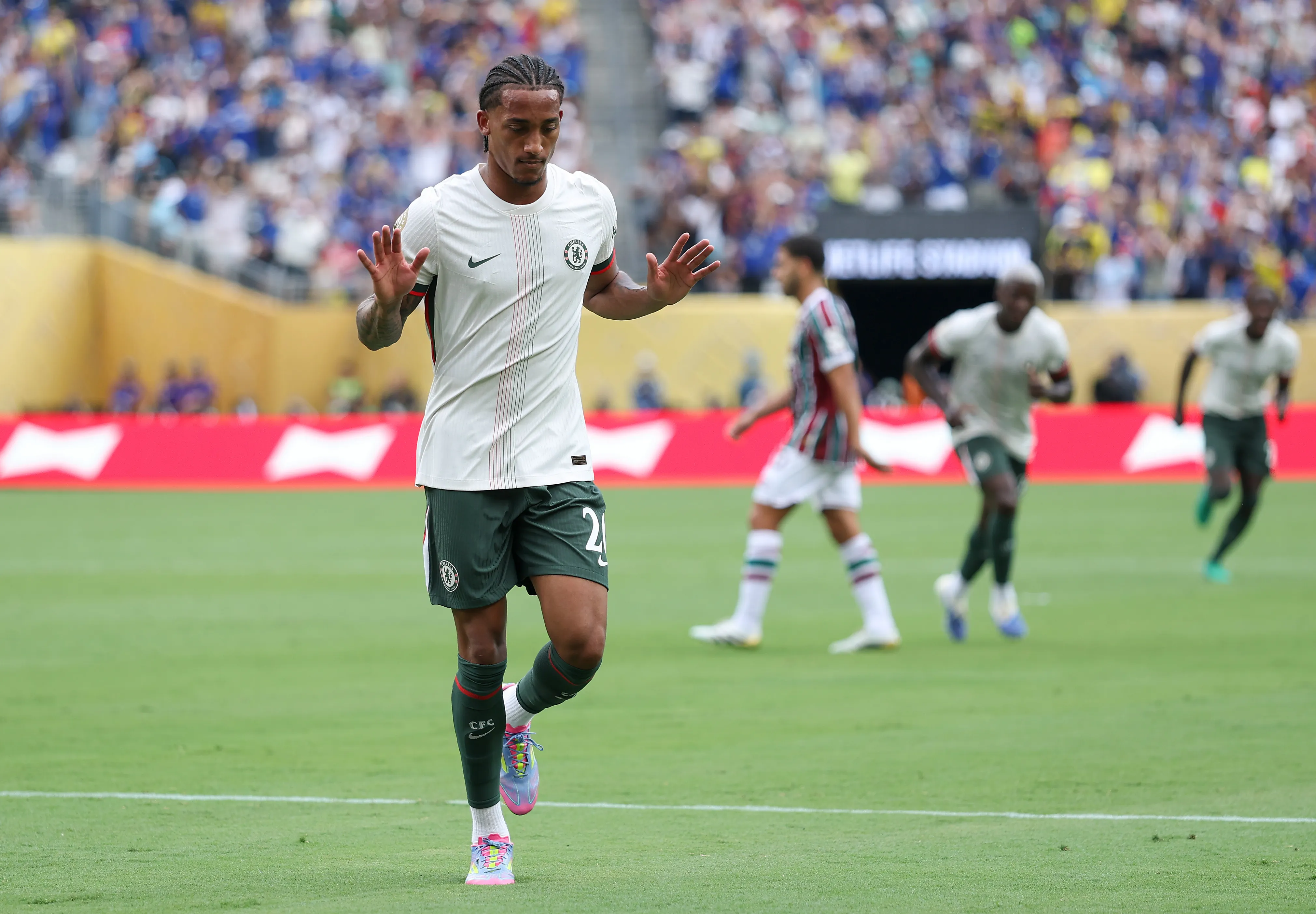 João Pedro marcou contra o Fluminense em jogo do Mundial de Clubes. Foto: Buda Mendes/Getty Images