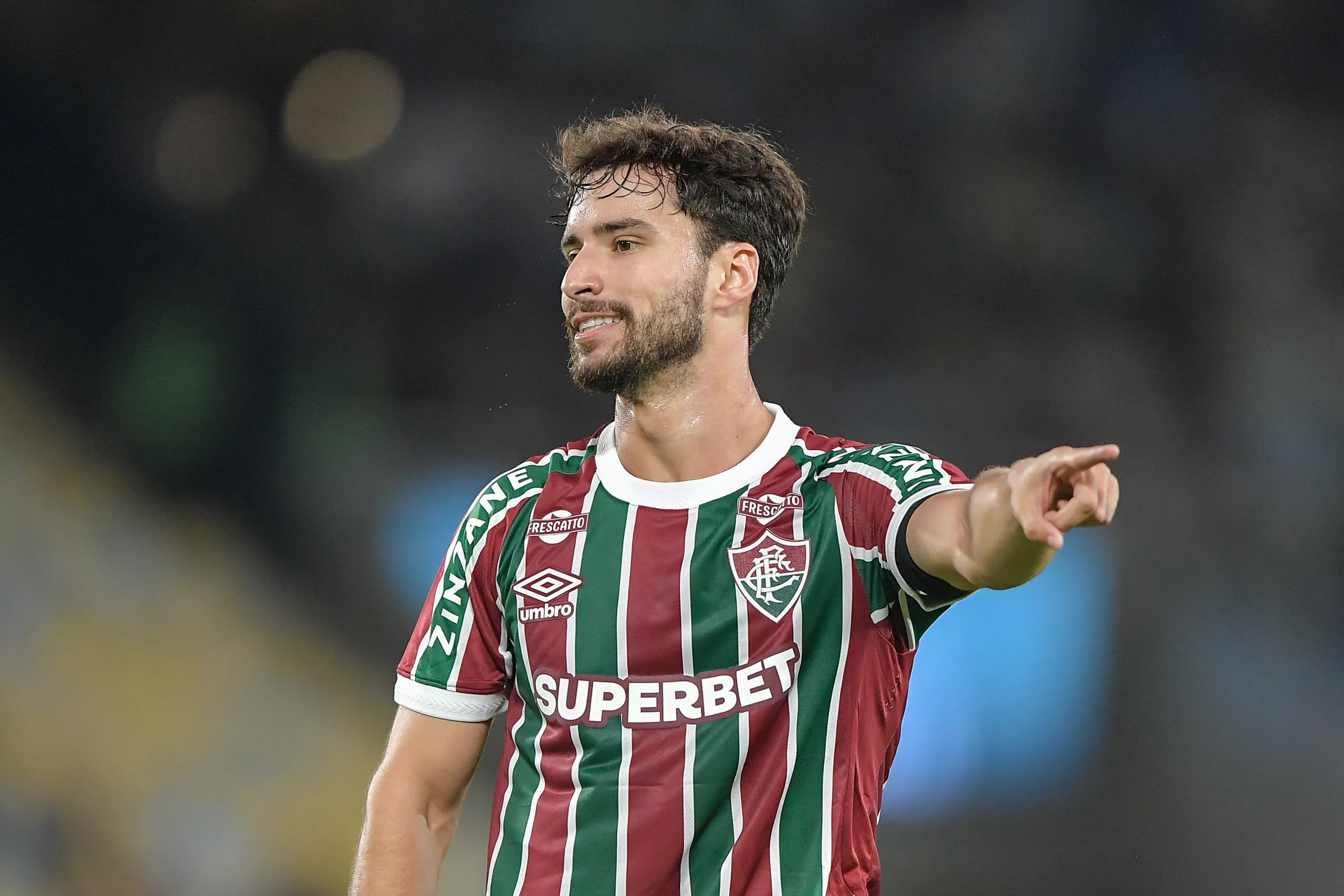 Martinelli jogador do Fluminense durante partida contra o Gremio no estadio Maracana pelo campeonato Brasileiro A 2025. Foto: Thiago Ribeiro/AGIF