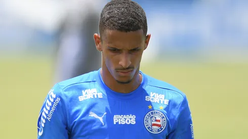 Juba durante treinamento do Bahia.