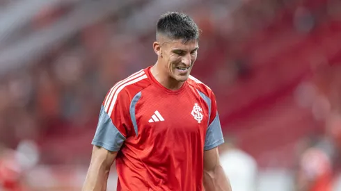 Rochet jogador do Internacional durante partida contra o Gremio no estadio Beira-Rio pelo campeonato Brasileiro A 2026. Foto: Liamara Polli/AGIF