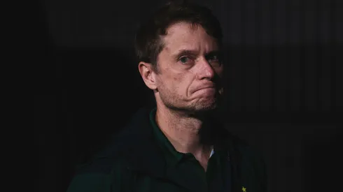 Fernando Seabra tecnico do Coritiba durante partida contra o Corinthians no estadio Arena Corinthians pelo campeonato Brasileiro A 2026. Foto: Ettore Chiereguini/AGIF