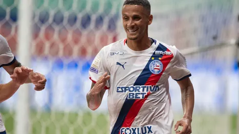 BA - SALVADOR - 09/05/2026 - BRASILEIRO A 2026, BAHIA X CRUZEIRO - Luciano Juba jogador do Bahia comemora seu gol durante partida contra o Cruzeiro no estadio Fonte Nova pelo campeonato Brasileiro A 2026. Foto: Jhony Pinho/AGIF