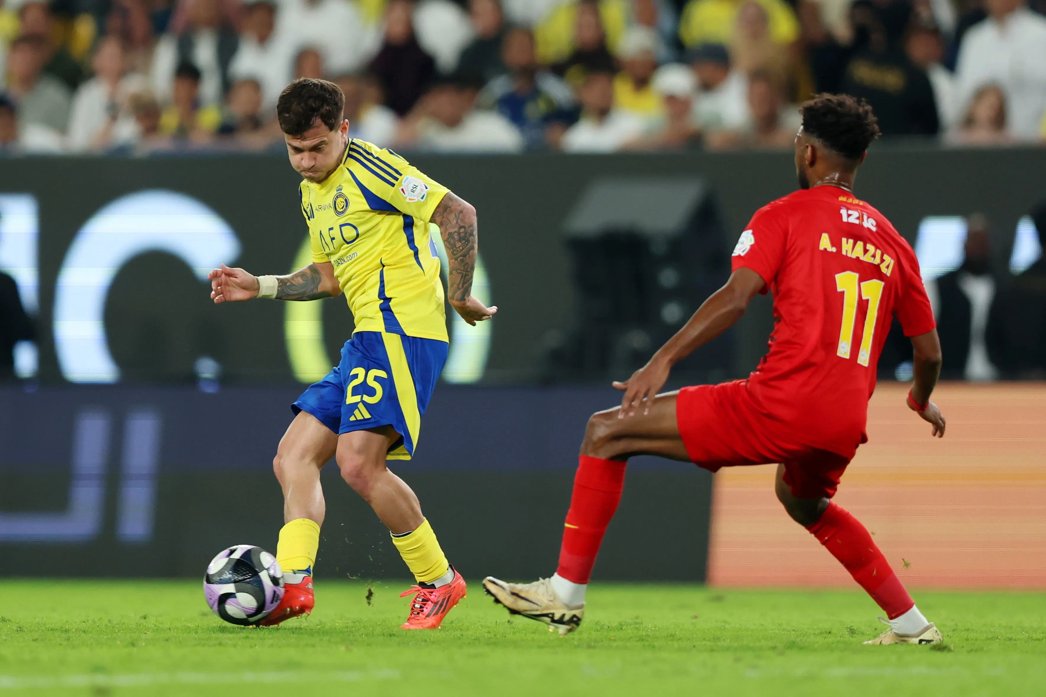 Otávio em tempos de Al Nassr, em 2024. Foto: Yasser Bakhsh/Getty Images