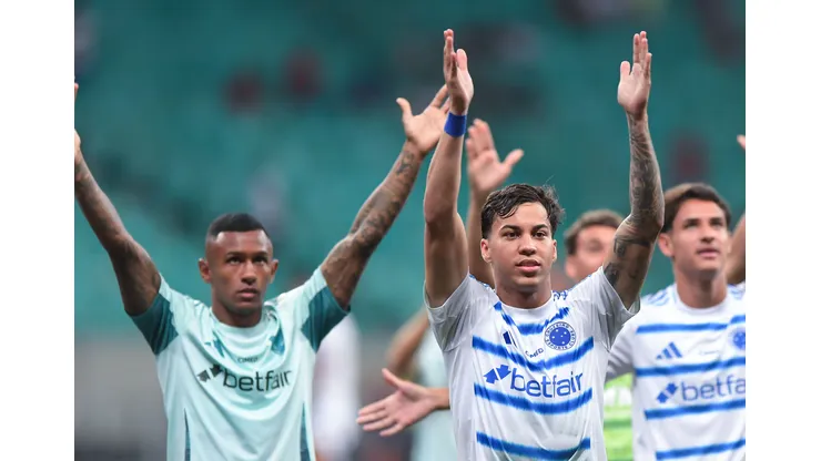 BA - SALVADOR - 15/09/2025 - BRASILEIRO A 2025, BAHIA X CRUZEIRO - Kaio Jorge jogador do Cruzeiro durante partida contra o Bahia no estadio Arena Fonte Nova pelo campeonato Brasileiro A 2025. Foto: Jhony Pinho/AGIF