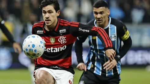 Pedro em Grêmio x Flamengo pelo Brasileirão. Foto: Roberto Vinicius/AGIF