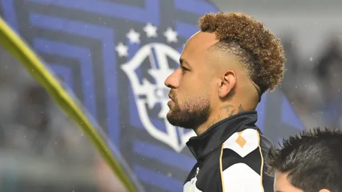 SP - SANTOS - 10/05/2026 - BRASILEIRO A 2026, SANTOS X BRAGANTINO - Neymar jogador do Santos durante partida contra o Bragantino no estadio Vila Belmiro pelo campeonato Brasileiro A 2026. Foto: Jota Erre/AGIF