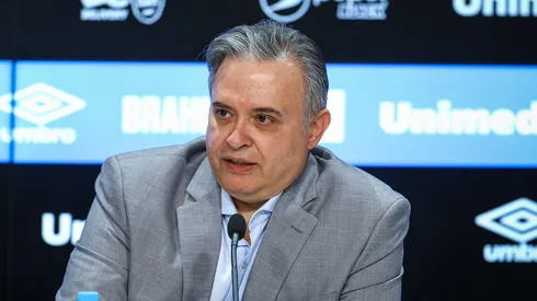 Antônio Dutra falou sobre o momento da equipe. Foto: Lucas Uebel/GrêmioFBPA.