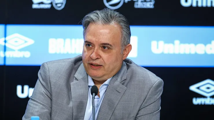 Antônio Dutra falou sobre o momento da equipe. Foto: Lucas Uebel/GrêmioFBPA.