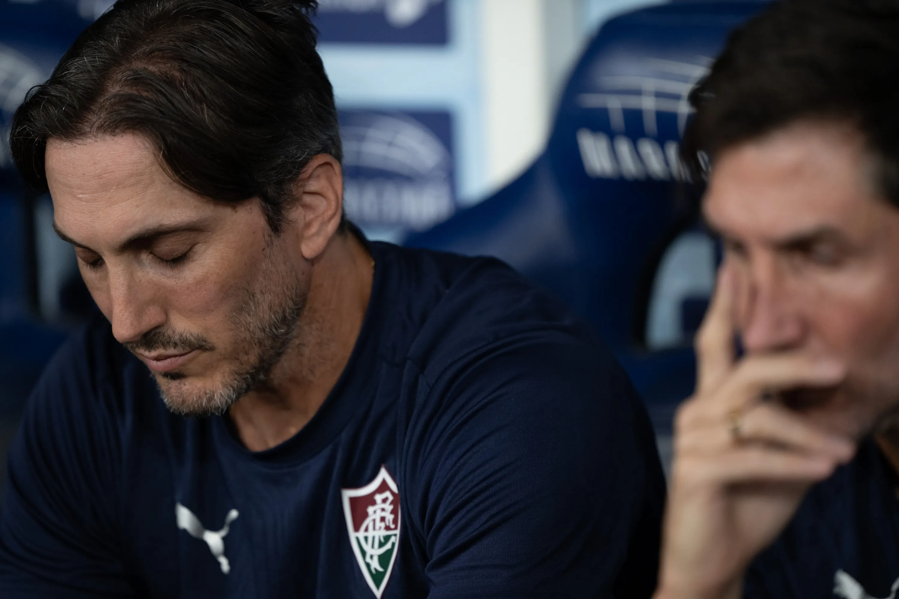 RJ – RIO DE JANEIRO – 09/05/2026 – BRASILEIRO A 2026, FLUMINENSE X VITORIA – Luis Zubeldia tecnico do Fluminense durante partida contra o Vitoria no estadio Maracana pelo campeonato Brasileiro A 2026. Foto: Jorge Rodrigues/AGIF