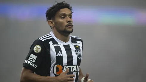 Gustavo Scarpa jogador do Atletico-MG durante partida contra o Flamengo no estadio Maracana pelo campeonato Brasileiro A 2024.