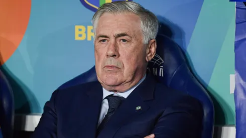 Carlo Ancelotti durante partida pelas eliminatórias da Copa do Mundo.